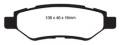 EBC Brakes DP31829C EBC Redstuff Ceramic Low Dust Brake Pads