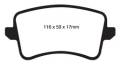 EBC Brakes DP31988C EBC Redstuff Ceramic Low Dust Brake Pads