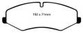 EBC Brakes DP42060R Yellowstuff Street And Track Brake Pads