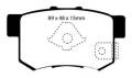 EBC Brakes UD1086 EBC Ultimax OEM Replacement Brake Pads